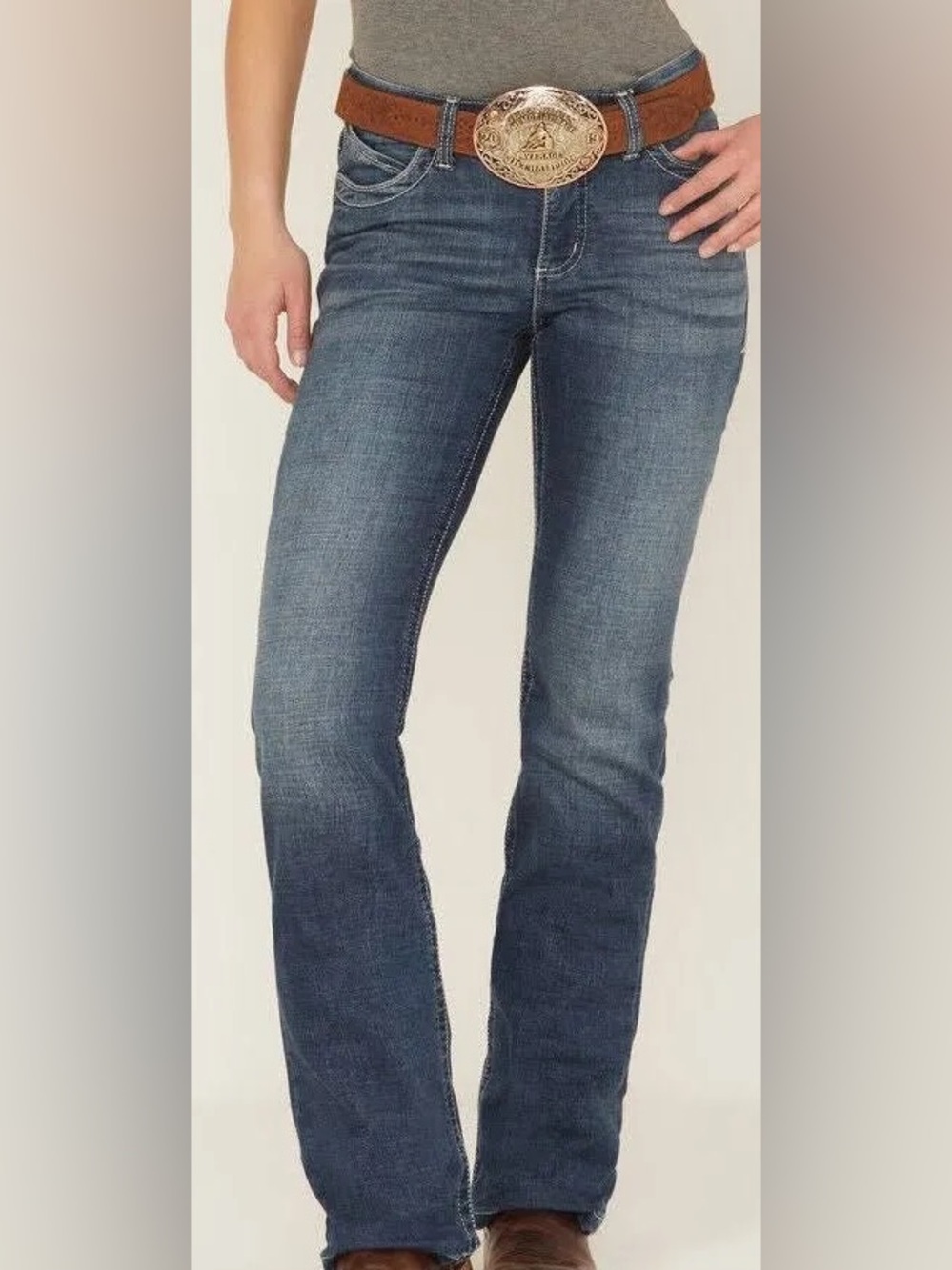 Wrangler - Willow Riding Jeans Mid Rise Boot Cut - Size 26:32